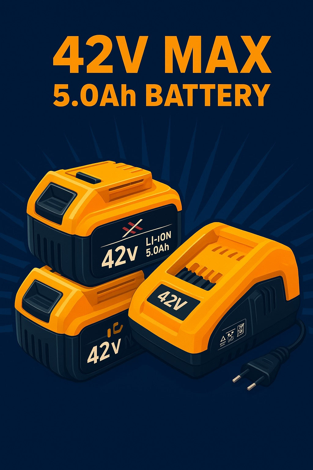 HAMMER TOOLS 4u1 Set - 4x42V Li-Ion