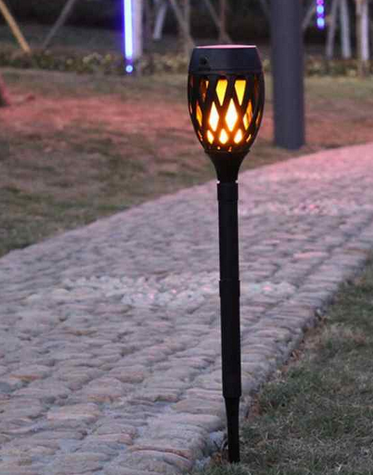 LED solarna vrtna svjetiljka baklje 6kom