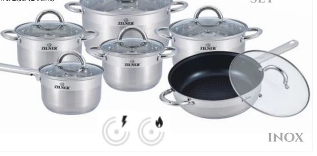 VRHUNSKI INOX 18/10 ZILNER SET LONACA 12 DJELNI