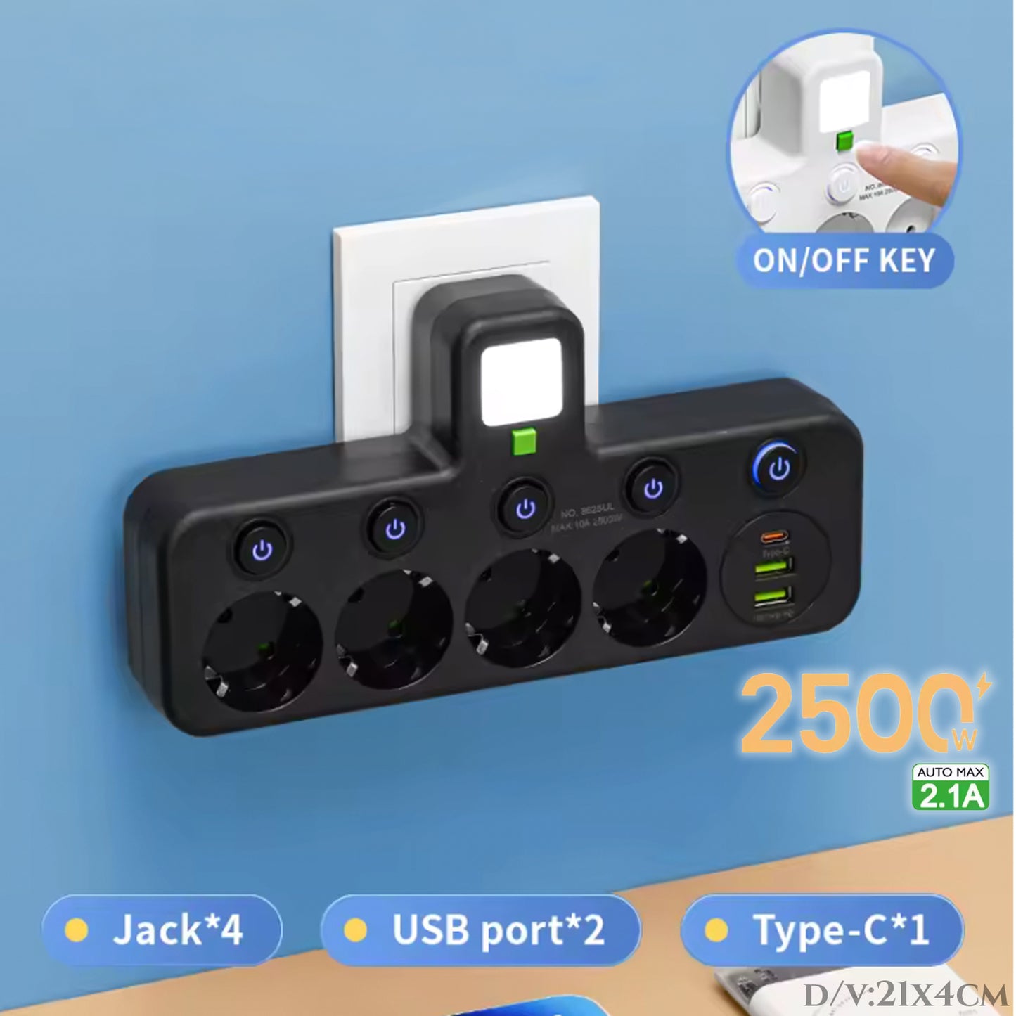 PowerHub pametna utičnica 4u1