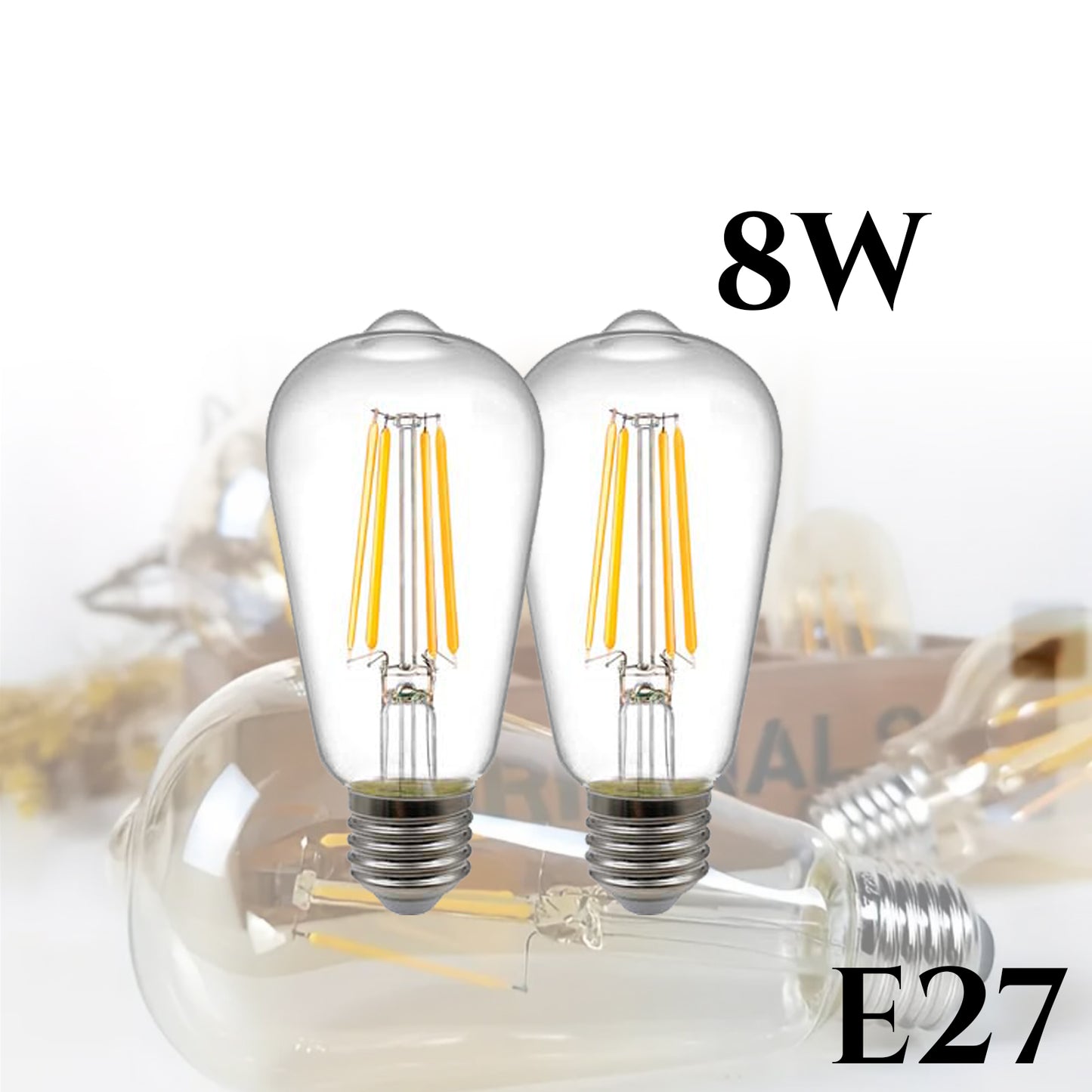 Vintage LED žarulje E27 - 2 kom