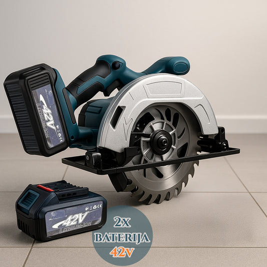 Aku kružni cirkular 42V (2x baterija uključena)
