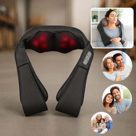 Shiatsu masažer za vrat i cijelo tijelo s grijanjem