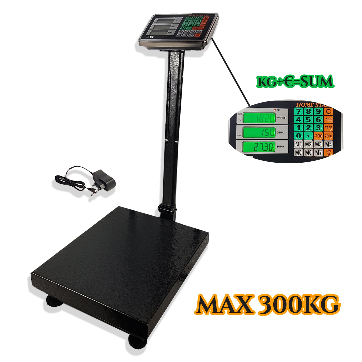 Digitalna platformna vaga do 300 kg