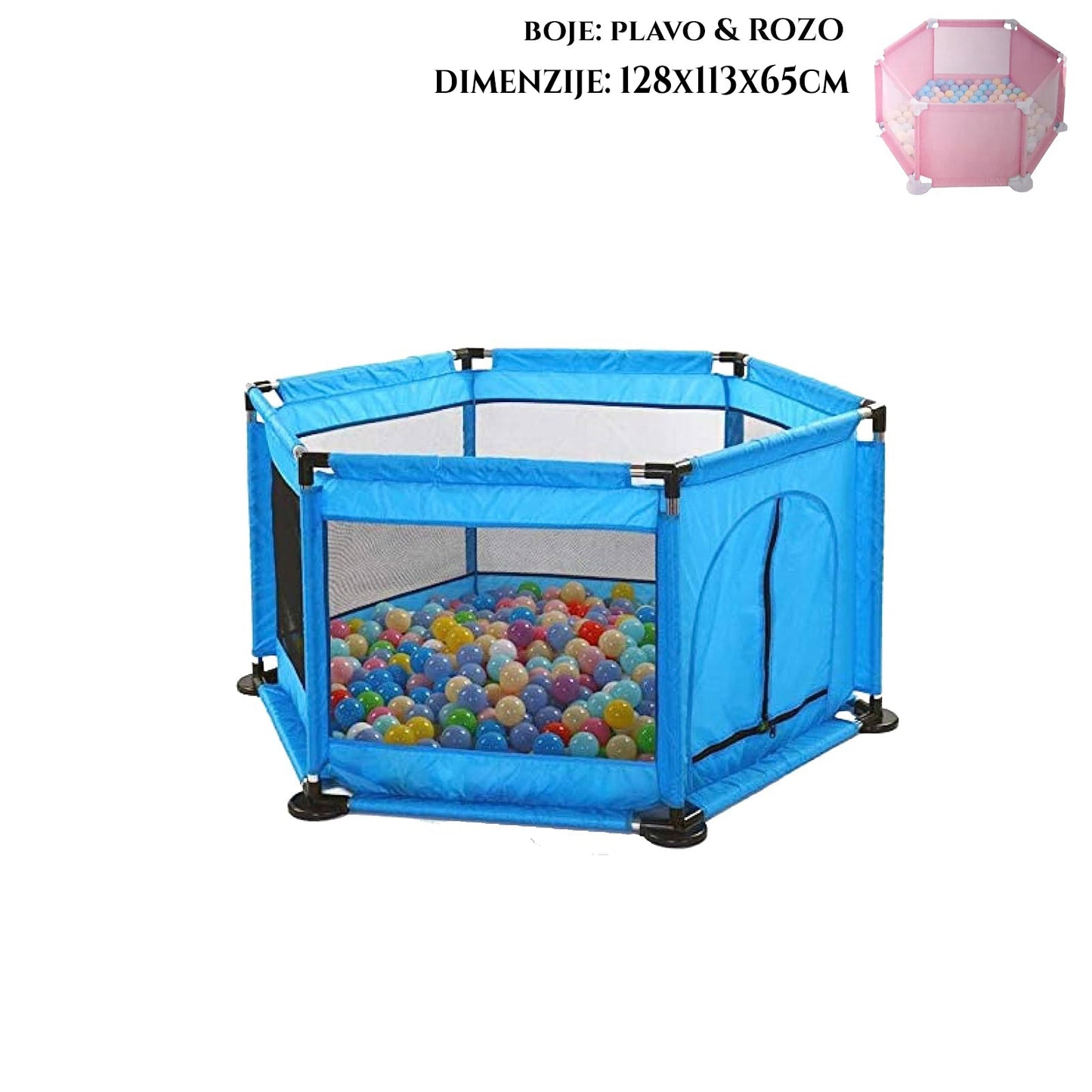 VRTIĆ ZA BEBE S LOPTICAMA