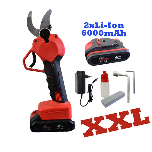 Aku škare za obrezivanje/rezidbu XXL x2 Baterije