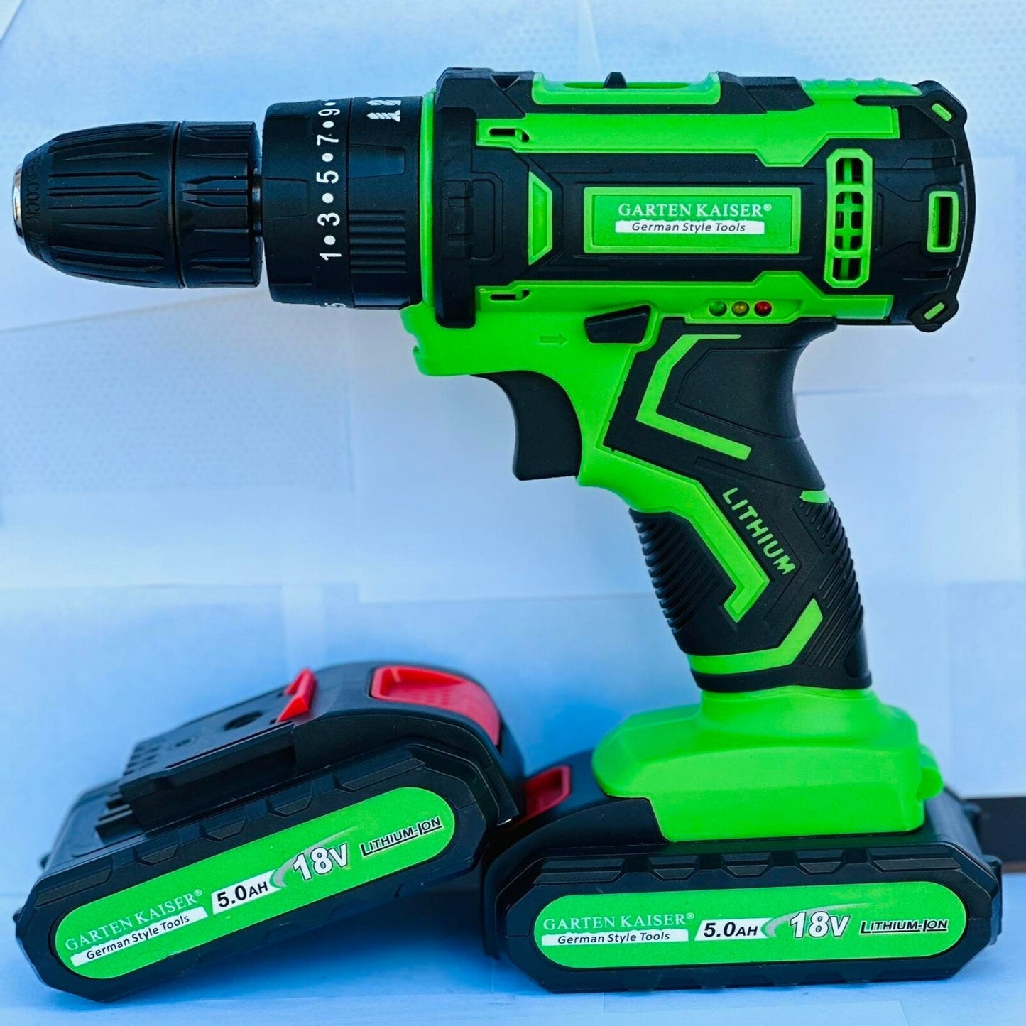 AKU BUŠILICA GK 18V SA 2 BATERIJE