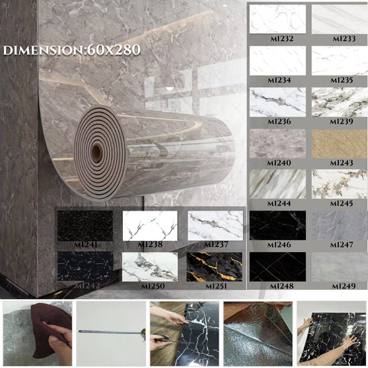 Samoljepljiva 3D PVC dekor folija 60x280cm