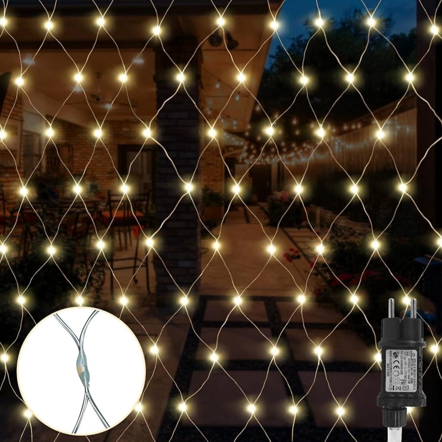 LED LAMPICE MREŽA 3X2M/3X3M