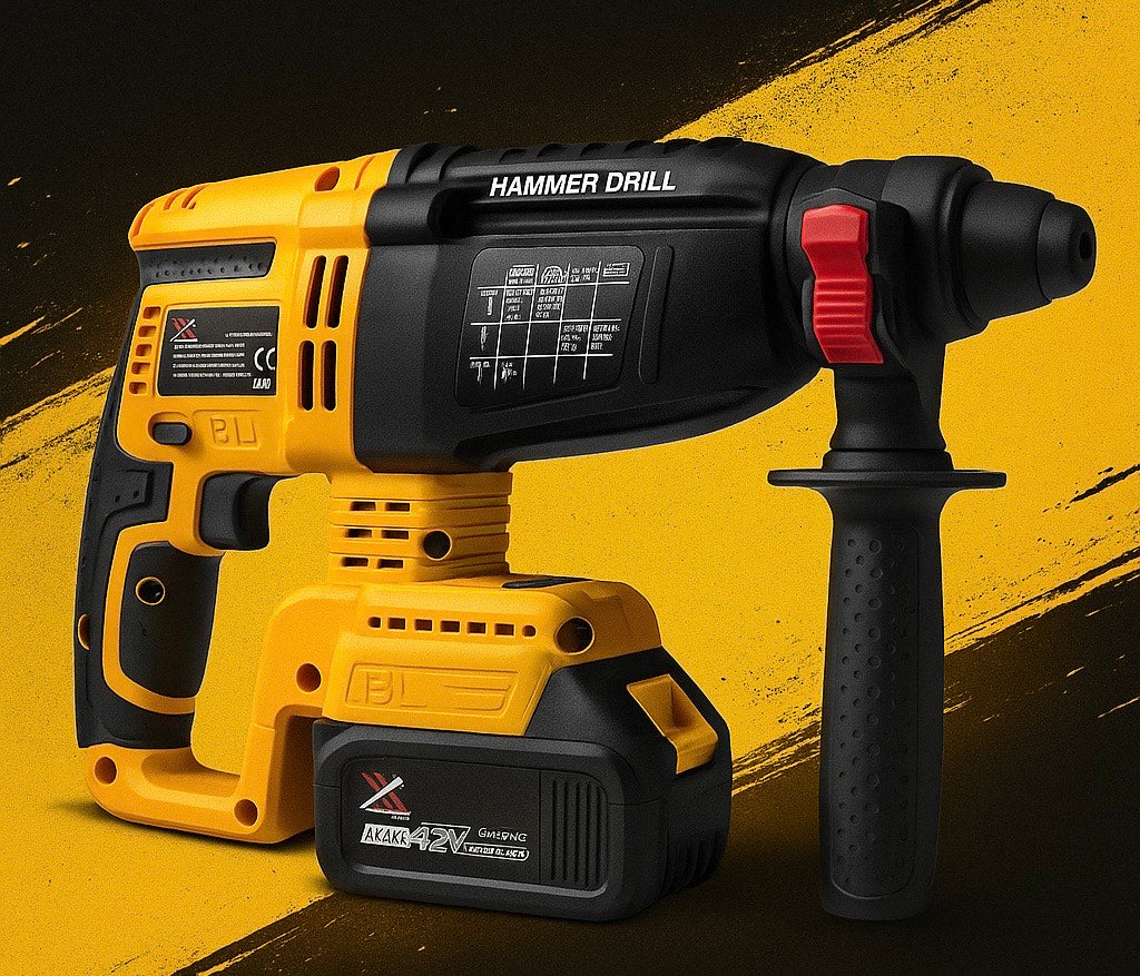HAMMER TOOLS 4u1 Set - 4x42V Li-Ion