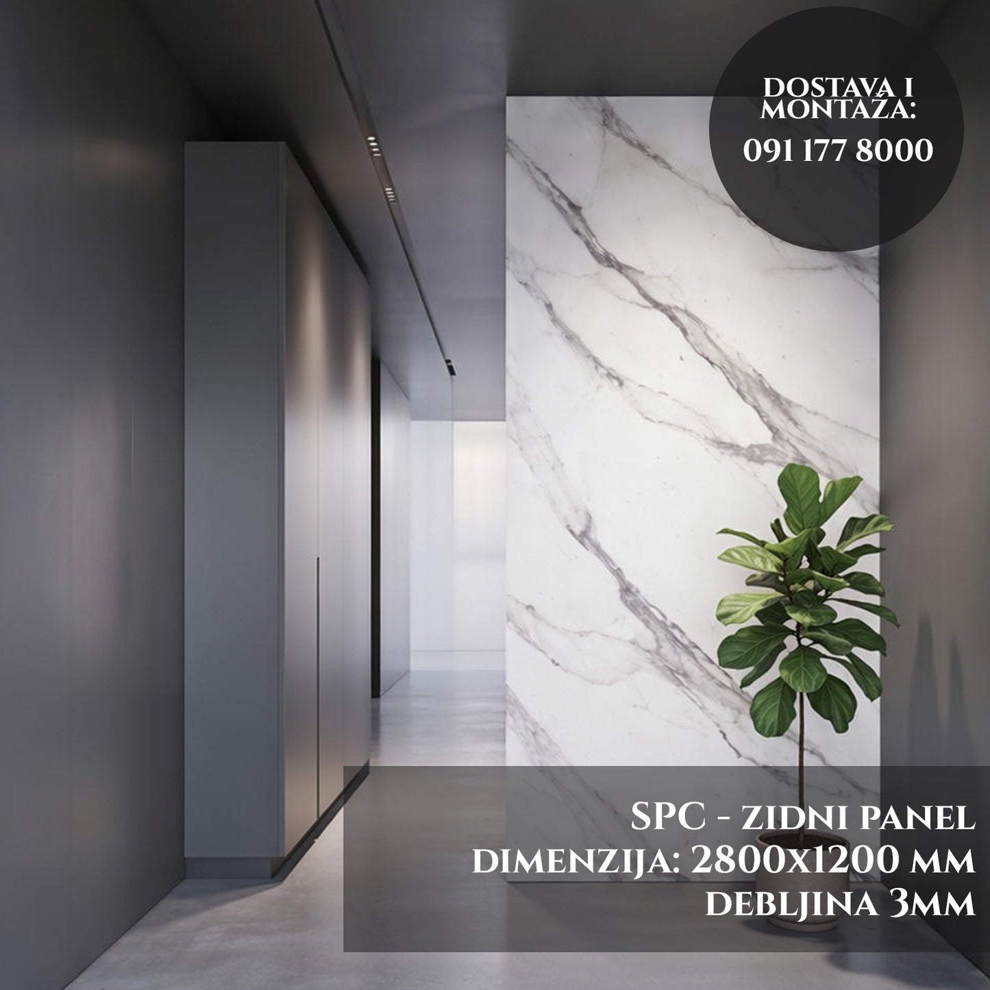 Dekorativni panel - Mramor