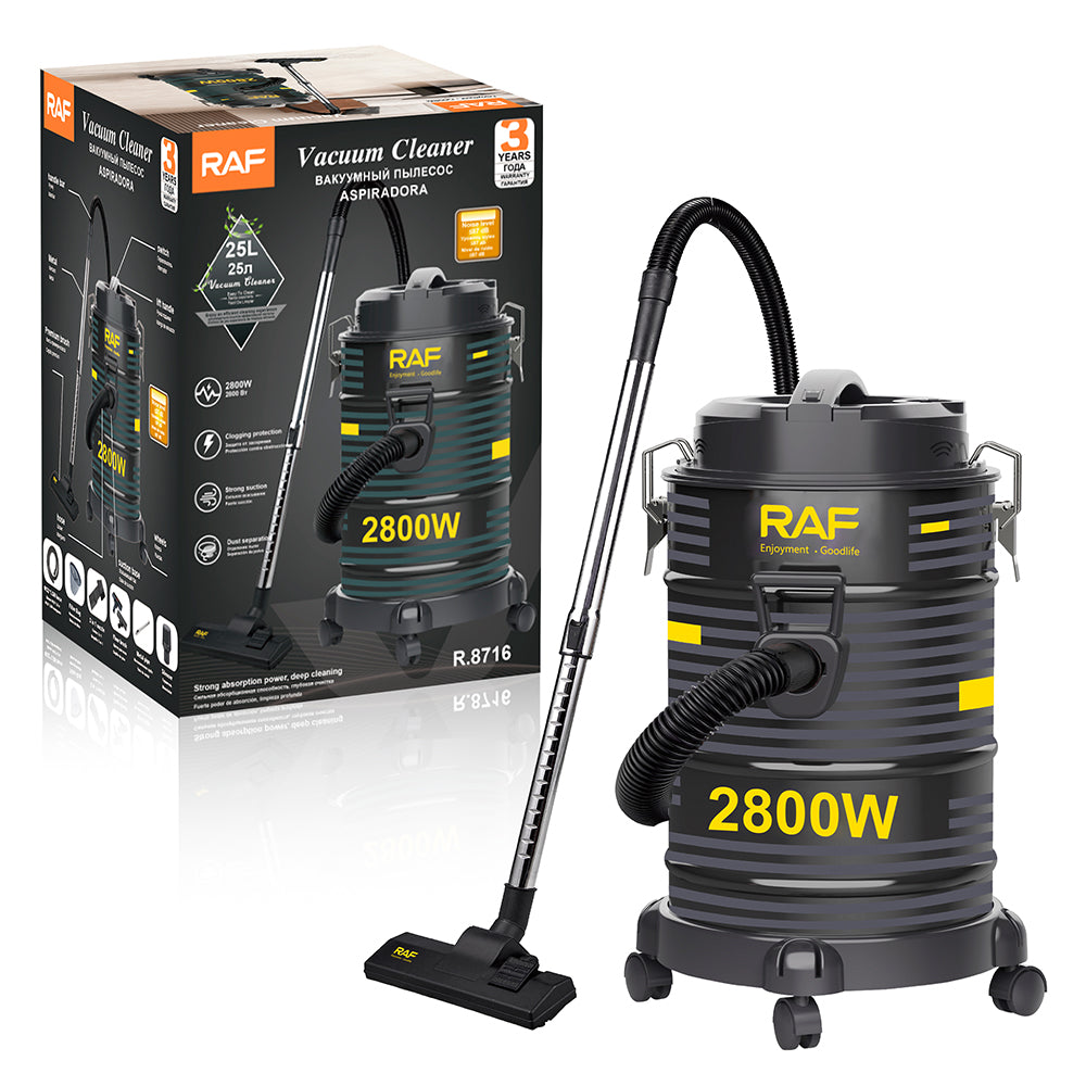 RAF usisavač za mokro i suho usisavanje 2800 W / 25 L