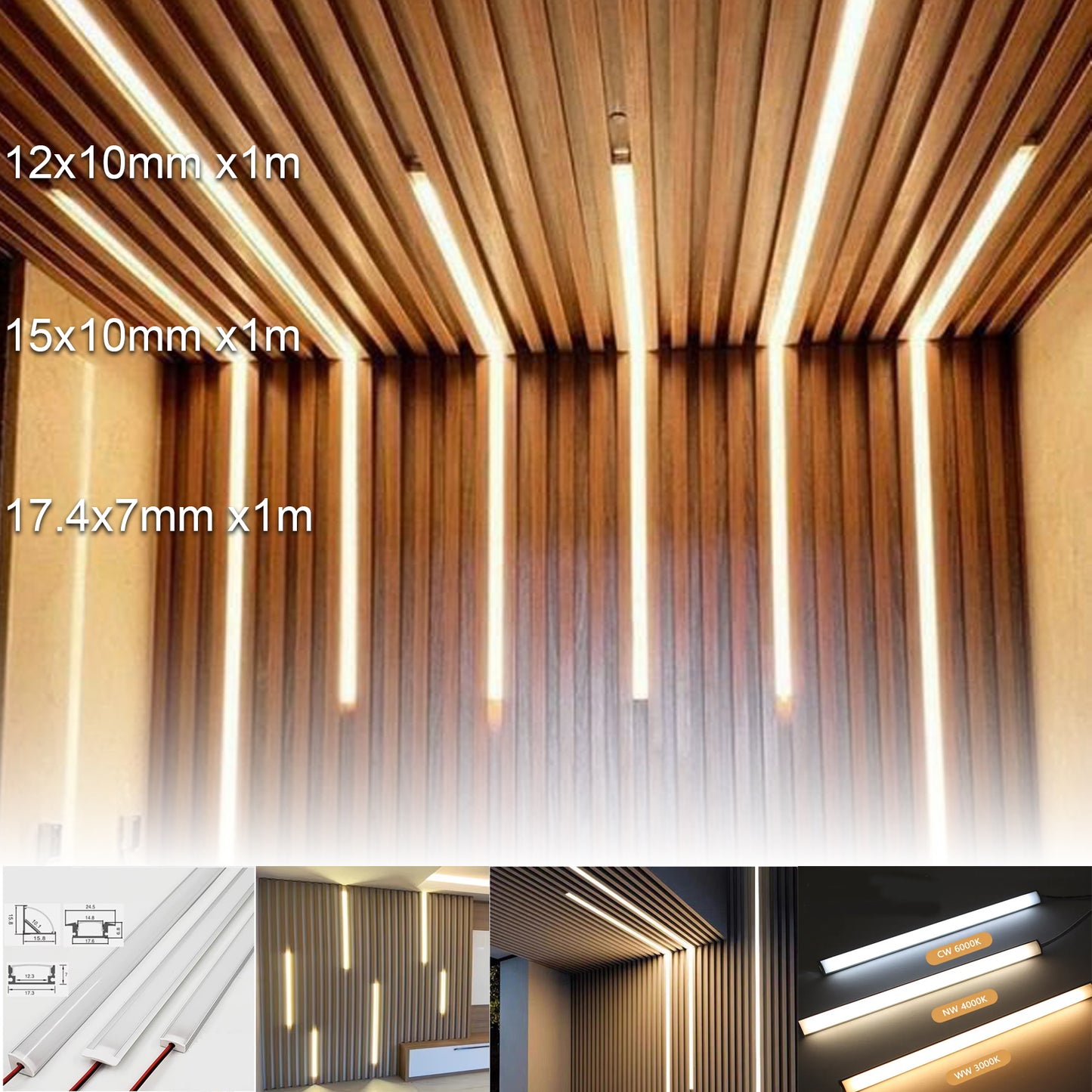 LED Dekorativna rasvjeta za zidni panel