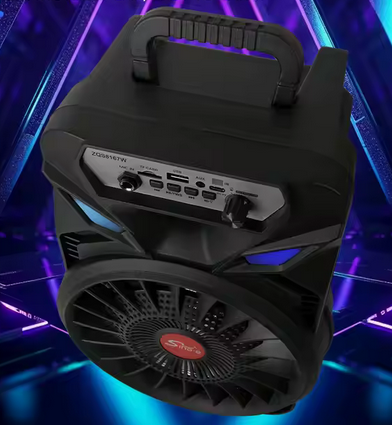 SUPER BASS ZVUČNIK 8 INCH SA BEŽIČNIM MIKROFONOM I DALJINSKIM 3000mah-ZQS8167w
