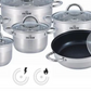 VRHUNSKI INOX 18/10 ZILNER SET LONACA 12 DJELNI