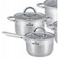 VRHUNSKI INOX 18/10 ZILNER SET LONACA 12 DJELNI