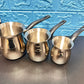 SET OD 3 POSUDE ZA KUHANJE KAVE INOX 200/400/600 ml