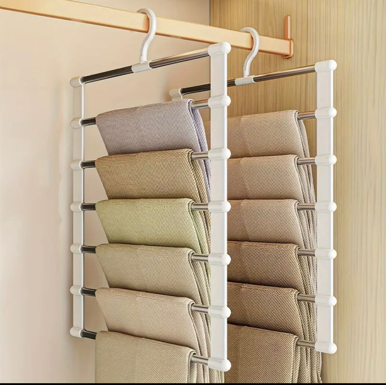 Elegantna vješalica za hlače x2