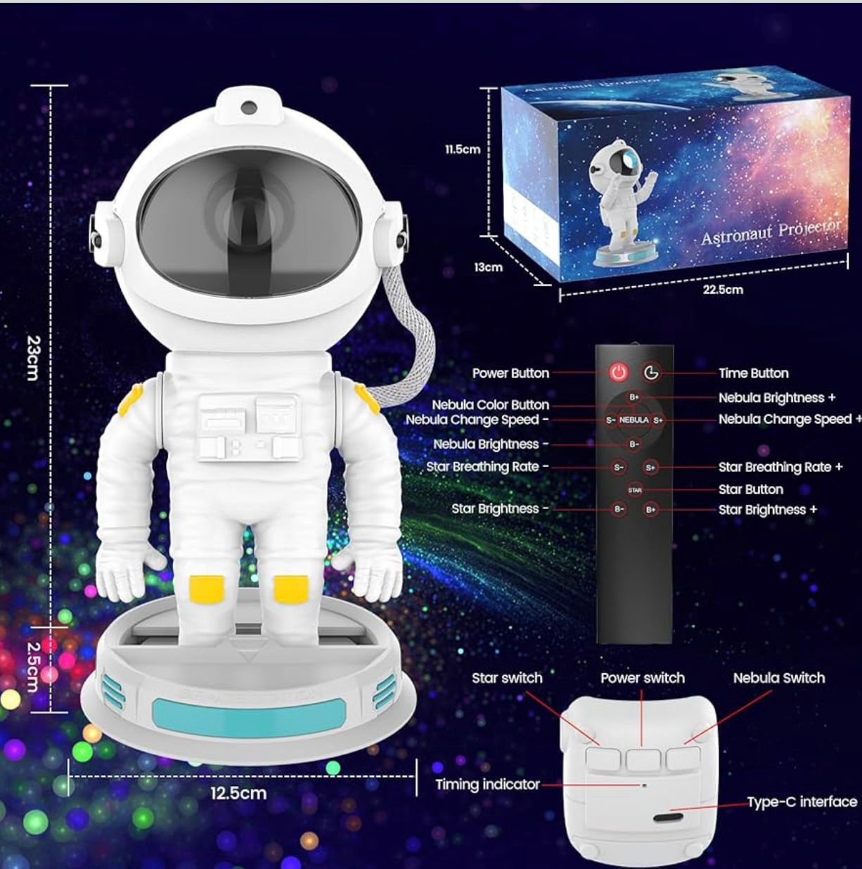 PROJEKTOR GALAKSIJE ASTRONAUT