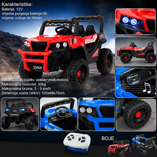Dječiji auto na akumulator Can-Am 168 12V
