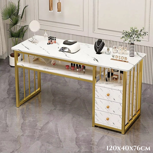 Stol za šminkanje Gold