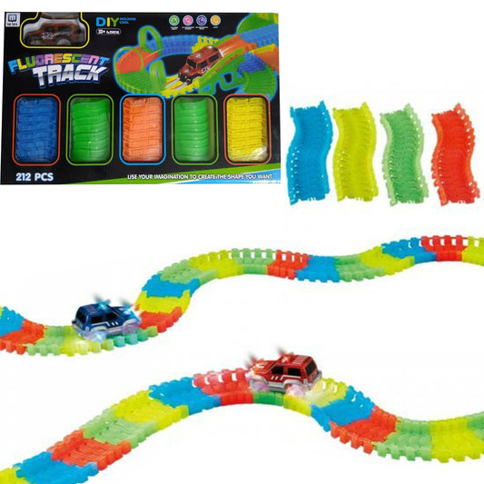 Magic Neon trkaća staza - 212 dijelova