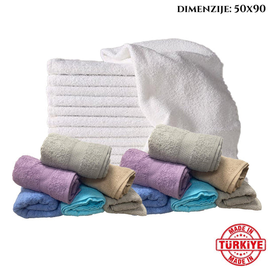 TURSKI RUČNICI 50X90 12KOMADA