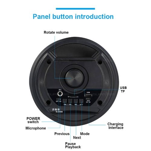 Tube bluetooth zvučnik + mikrofon